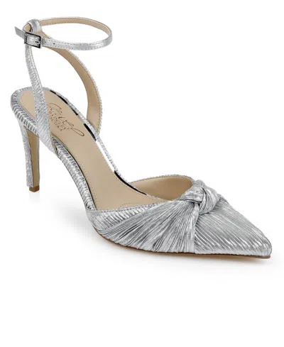 Jewel Badgley Mischka Women's Enid Dress Pumps In Silver