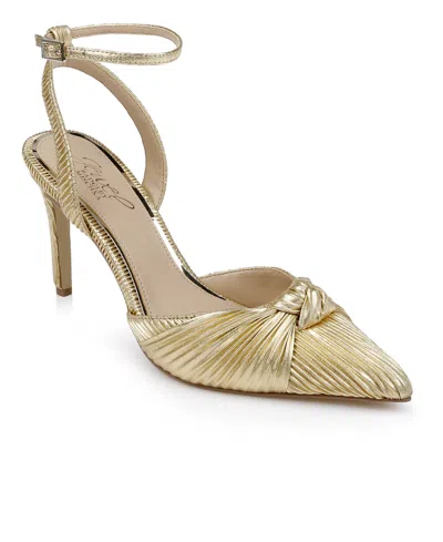 Jewel Badgley Mischka Women's Enid Dress Pumps In Gold