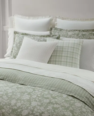 Ralph Lauren Heather Reversible 3-pc. Comforter Set, King In Green