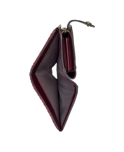Patricia Nash Norma Bifold Wallet In Burgundy