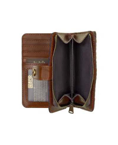Patricia Nash Norma Bifold Wallet In Brown