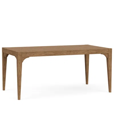 Macy's Everleigh Rectangle Dining Table In Brown