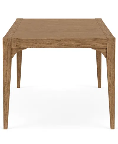 Macy's Everleigh Rectangle Dining Table In Brown