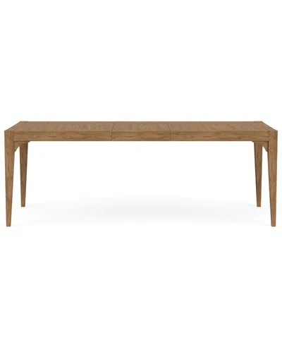 Macy's Everleigh Rectangle Dining Table In Brown