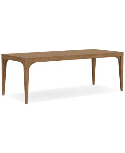 Macy's Everleigh Rectangle Dining Table In Brown