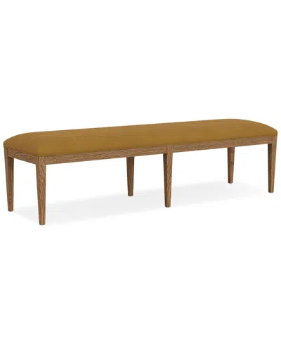 Macy's Everleigh Dining Bench In Brown