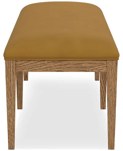 Macy's Everleigh Dining Bench In Brown