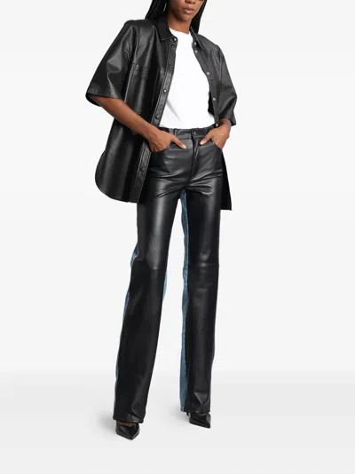 Haikure "bethany" Leather Pants In Black