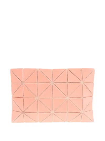 Bao Bao Issey Miyake Geometric-pattern Clutch Bag In Pink