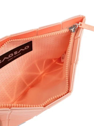Bao Bao Issey Miyake Geometric-pattern Clutch Bag In Pink