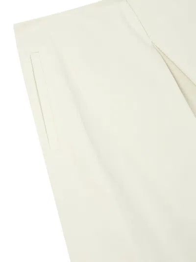 Studio Tomboy Pleated Midi A-line Skirt In White