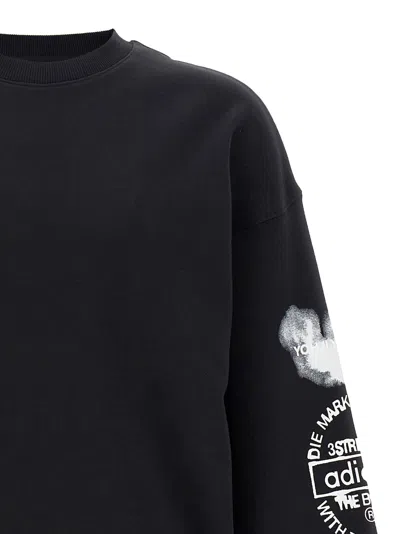 Y-3 Men's Graphic Crew Sweat In Black