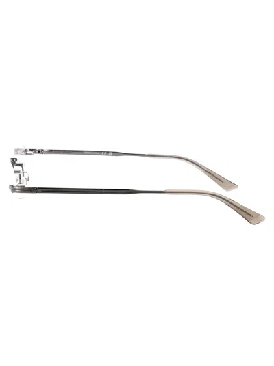 Montblanc Ruthenium-ruthenium-transparent Metal Glasses In Metallic