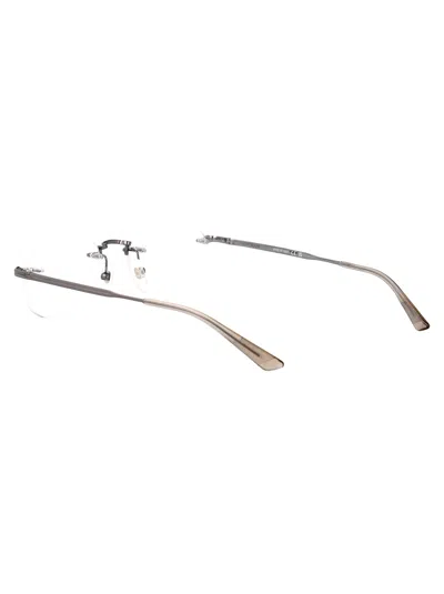 Montblanc Ruthenium-ruthenium-transparent Metal Glasses In Metallic