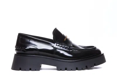 Alexander Wang Carter Lug Loafers In Black