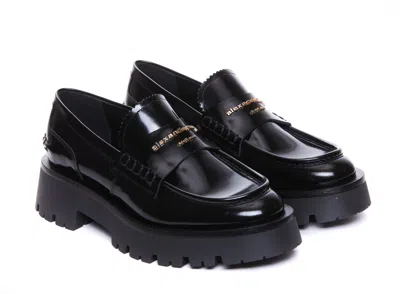 Alexander Wang Carter Lug Loafers In Black