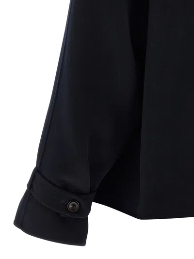 Max Mara Studio Nupar Double-breasted Jacket In Blue