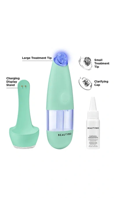 Beautybio Pore-cleansing Hydration Facial Tool. At Home Pore Suction Tool. Hydration Facial Tool Glofacial Min In Green