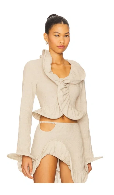 Tg Botanical Ruth Blouse In Brown