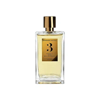 Rosendo Mateu Unisex No 3 Neroli Iris White Musk Edp Spray 3.38 oz (tester) Fragrances 0843704619835