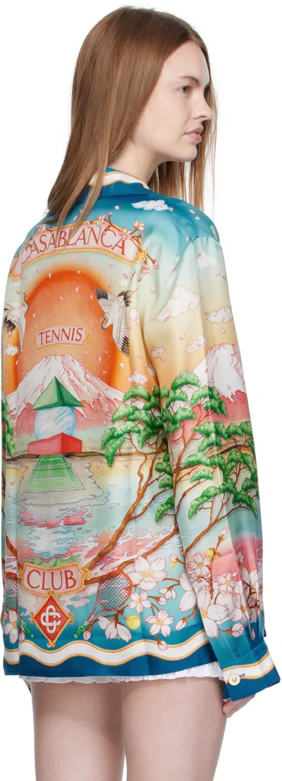 Casablanca Tennis Club Shirt In Multi