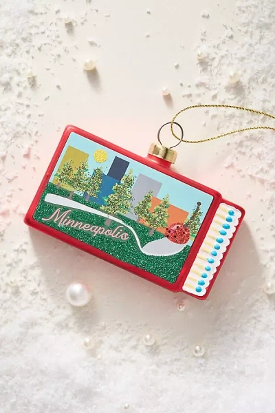 Furbish Studio Matchbook Ornament: Midwest Edition In Multi
