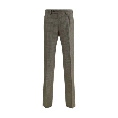 Germano Houndstooth Pattern Pants