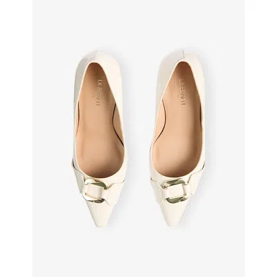 Lk Bennett Thelma Pointed Toe Pump In White