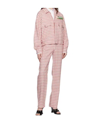 Moschino Patterned Casual Pants In Pink