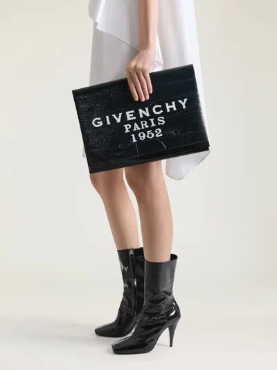 Givenchy Paris 1952 Pochette In Leather In Multi