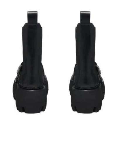 Alexander Mcqueen High Ankle Boots Alexander Mc Queen Leather Black