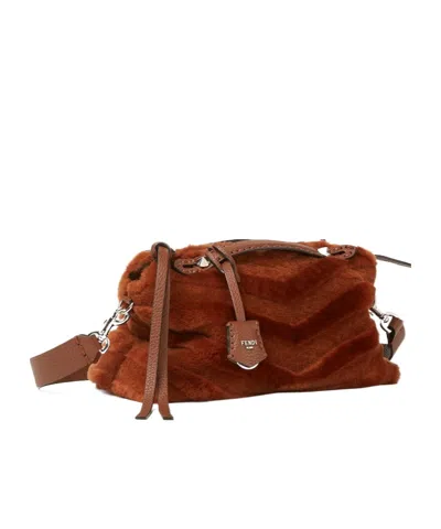 Fendi Medium By The Way Selleria Tote In Brown