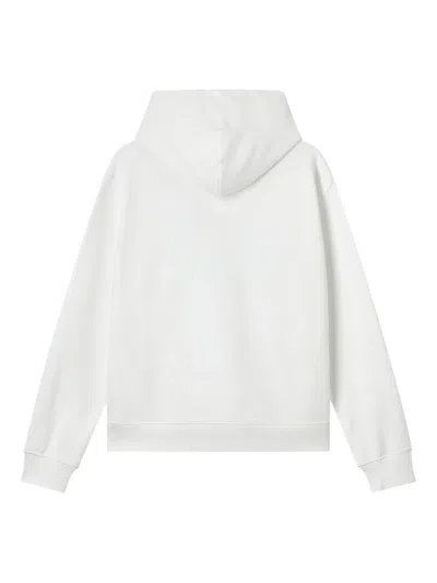 Chocoolate Bear-print Hoodie In White