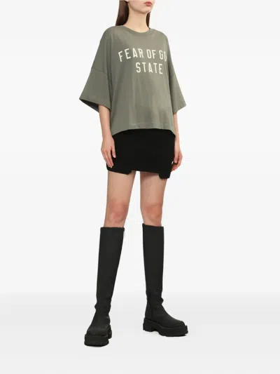 Essentials Graphic-print T-shirt In Green