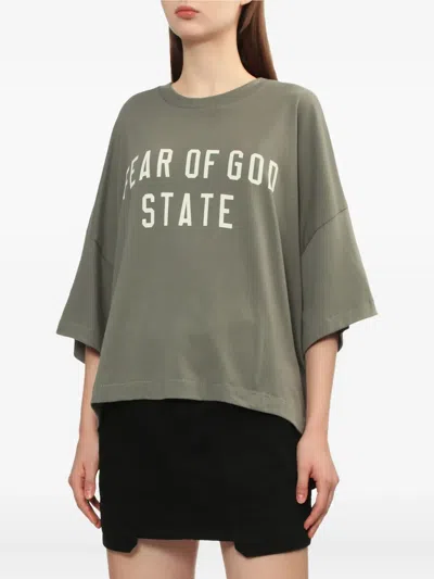 Essentials Graphic-print T-shirt In Green