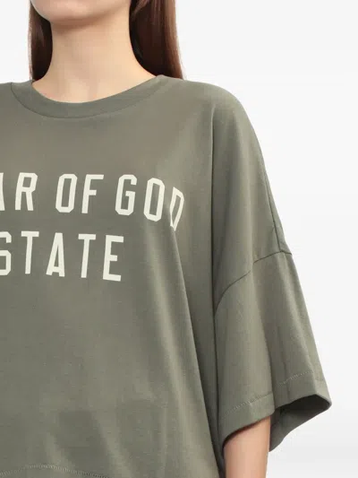 Essentials Graphic-print T-shirt In Green