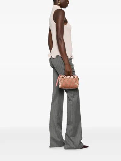 Fendi Mini By The Way Soft Shoulder Bag In Pink