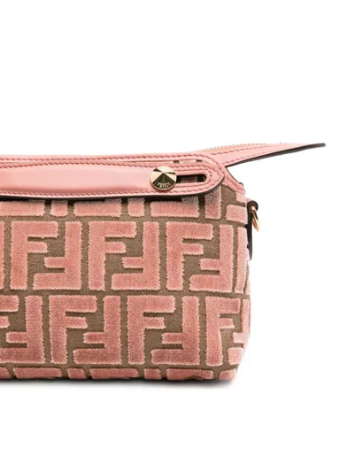 Fendi Mini By The Way Soft Shoulder Bag In Pink