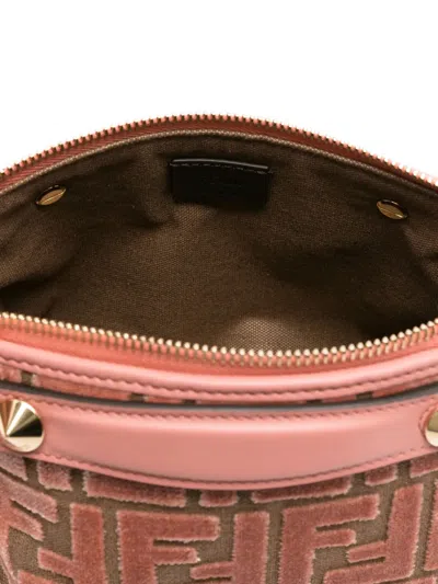 Fendi Mini By The Way Soft Shoulder Bag In Pink