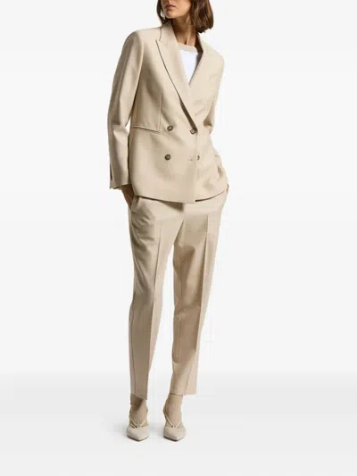 双排扣羊毛西装夹克