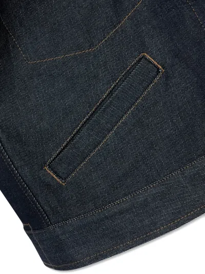 Studio Tomboy Button-fastening Denim Jacket In Blue