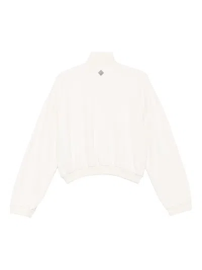 Haikure Half-zip Sweatshirt In White