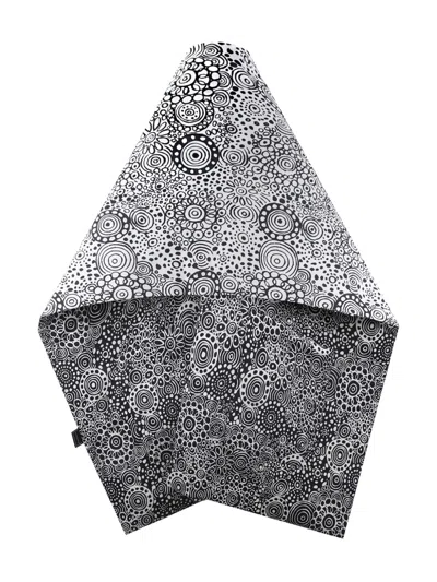 10 Corso Como Circle-pattern Scarf In Black