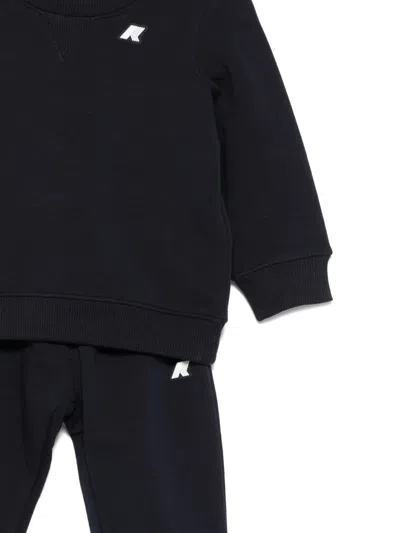 K-way Logo-embroidered Tracksuit (set Of Two) In Blue