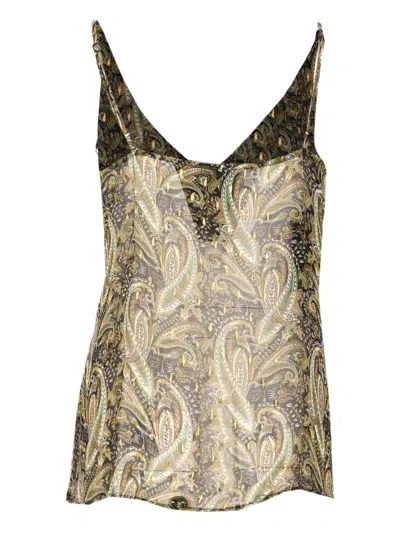 Pinko Frenchtoast Top In Green