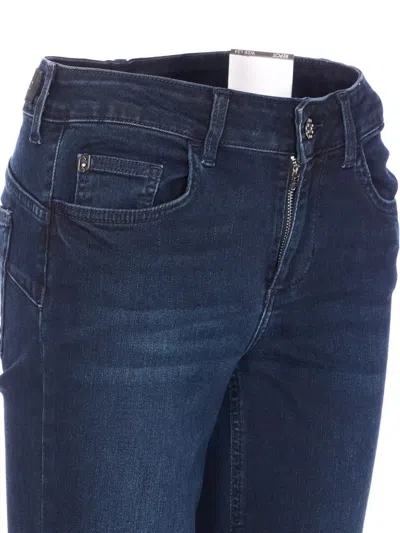 Liu •jo Five-pocket Trousers With Back Patch Pockets In Blue