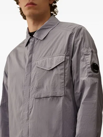 C.p. Company Lightweight Utility Shirt In Gray