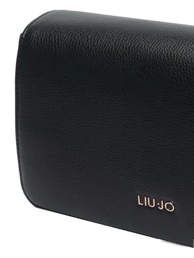Liu •jo Rectangular Crossbody Bag Chain Strap In Black