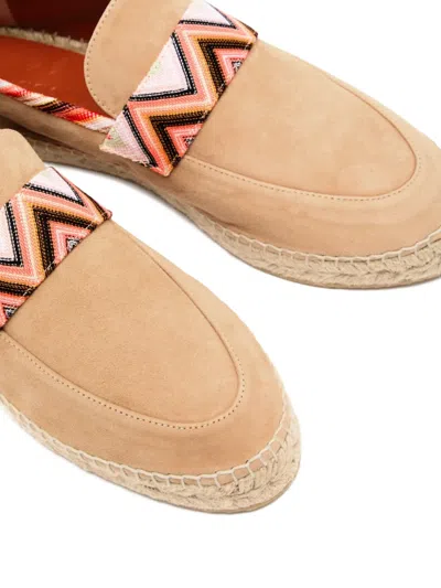 Missoni Amelia Suede Espadrilles In Brown