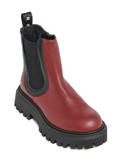 Marni Chelsea Boots With Contrasting Elastic Bands In Red